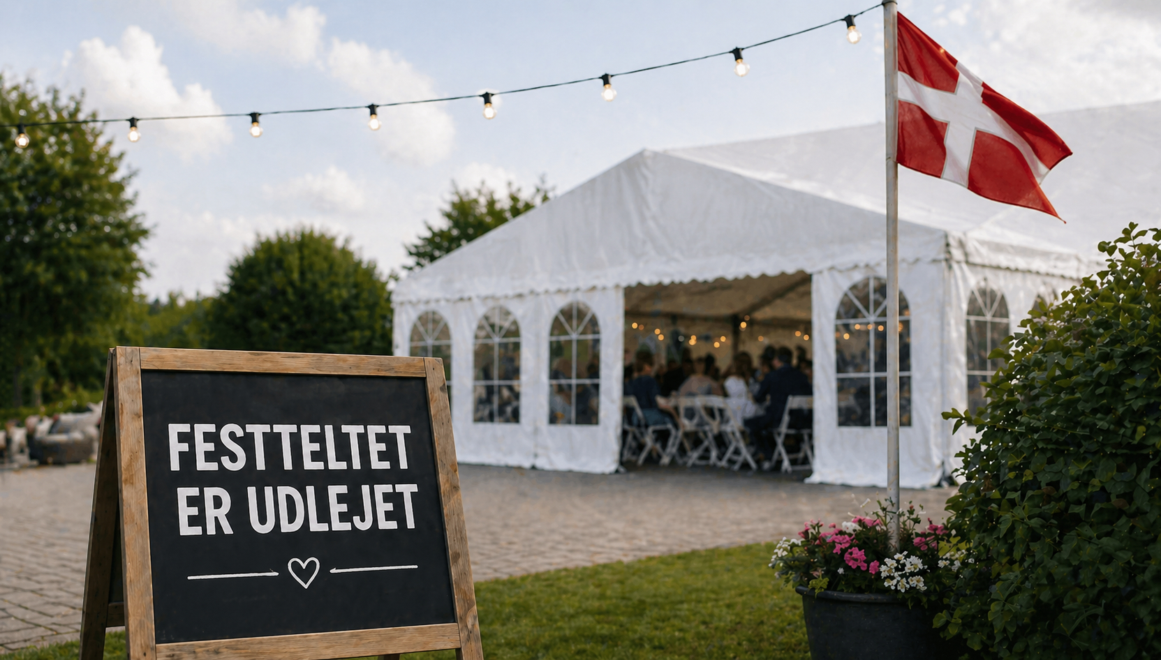 Udlejning festtelt